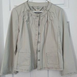 Elie Tahari faux leather jacket